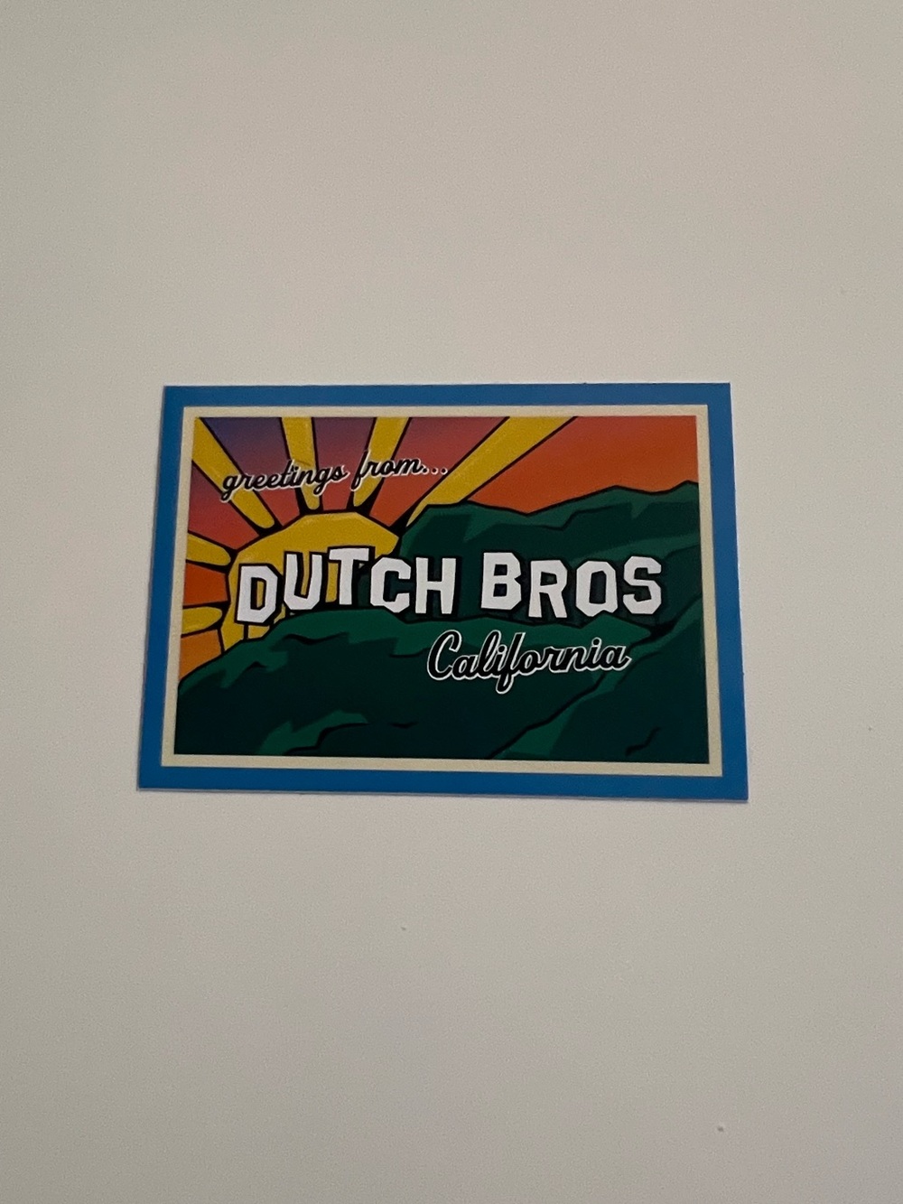 Dutch Bros Limited Edition State Sticker - California